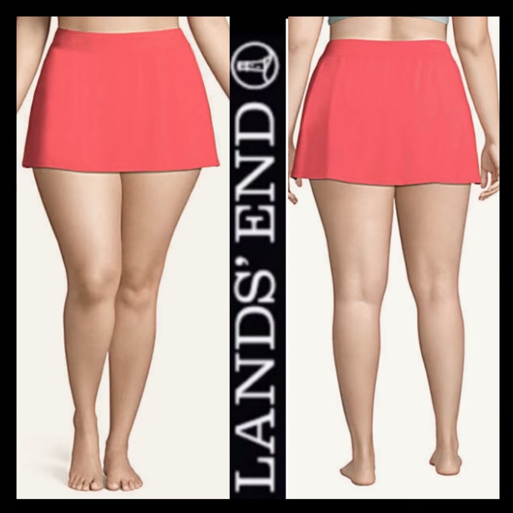 NWOT Lands’ End Plus Size Swim Skirt